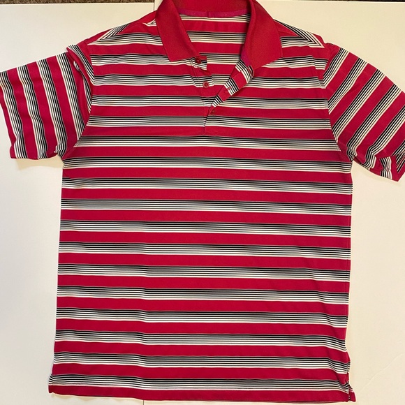 Nike Other - Nike Golf Polo Pink Stripe Medium